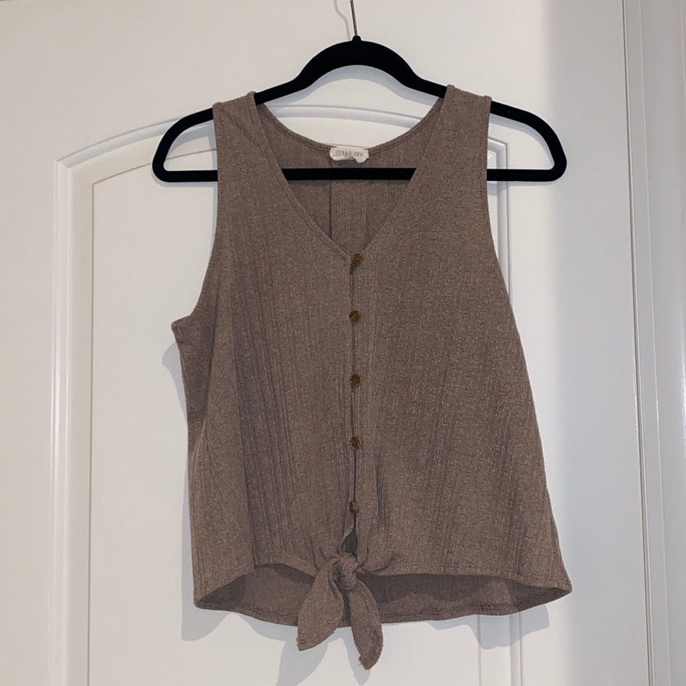 Mocha tank top